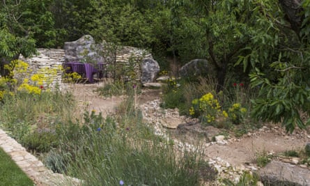 James Basson’s L’Occitane Garden features drystone walls