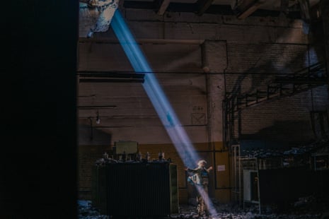 A Ukrainian soldier under siege in the Azovstal steelworks, Mariupol