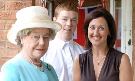 Rosemary Leach, left, as the Queen in the BBC’s Tea With Betty, 2006.