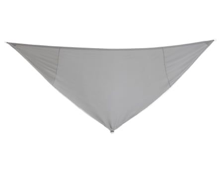 GoodHome Grey 3m Shade sail Sold & shipped by B&Q