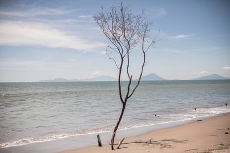 A view of Cedeño beach.