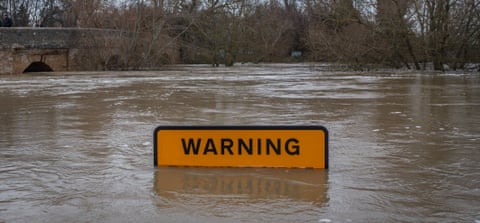 The Great Ouse in Bedfordshire after bursting its banks earlier this year.