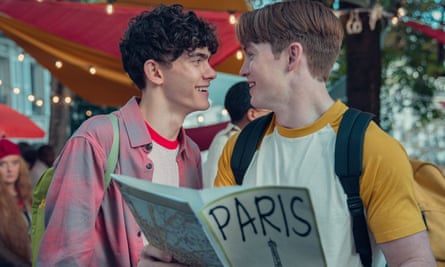 Joe Locke and Kit Connor in Heartstopper.
