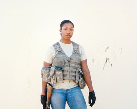 Truck-driver and lead insurgent Ariel Combs in 2017.