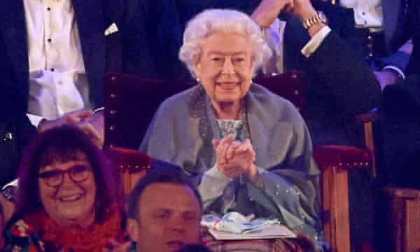 Queen’s platinum jubilee begins with equestrian show at Windsor Castle | Monarchy 3 The Queen appeared to enjoy the displays of horsemanship.