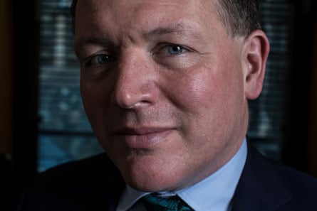 Damian Collins in his office at Portcullis House