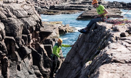 Discover Rock Climbing course at Glenmore Lodge, Highlands, UK.