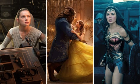 Composite: The Last Jedi, Beauty and the Beast and Wonder woman