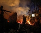 Lethal Russian strikes hit residential area in Kyiv โ video