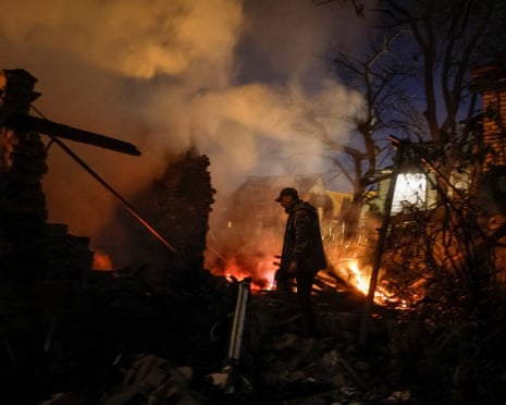 Russian strikes on Kyiv struck a residential area overnight, leaving several people dead and injured. Kyiv's regional governor, Tymur Tkachenko, said a Russian missile and a drone strike had killed a child and injured three more people as well as damaging infrastructure facilities, houses, warehouses and cars