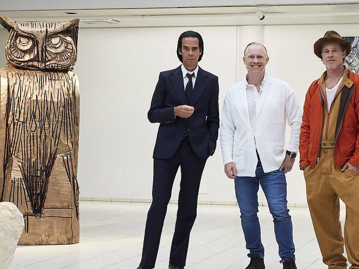 Brad Pitt makes surprise debut as a sculptor at Finland art gallery |  Sculpture | The Guardian