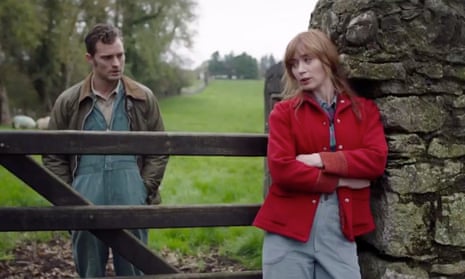 Jamie Dornan and Emily Blunt in the trailer for the film Wild Mountain Thyme.