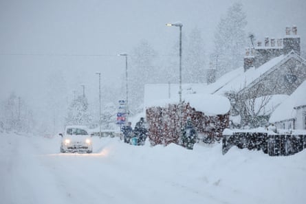 Untouched … snowfall in Aberdeenshire earlier this year.