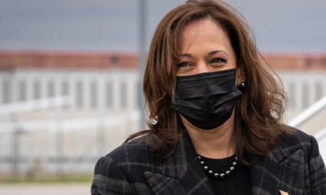 FRANCE-US-POLITICS-DIPLOMACY<br>US Vice-President Kamala Harris looks on at Paris-Orly Airport in Orly on November 13, 2021, as she leaves after a four-day trip to France. (Photo by Sarahbeth MANEY / POOL / AFP) (Photo by SARAHBETH MANEY/POOL/AFP via Getty Images)