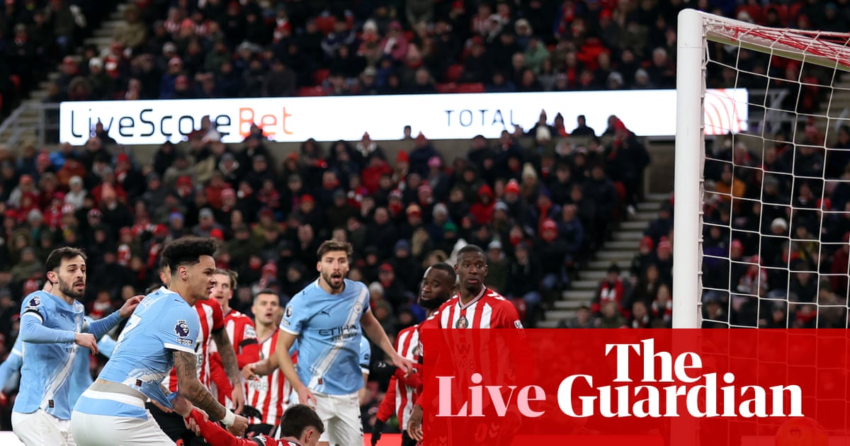 Sunderland v Manchester City: Premier League – live