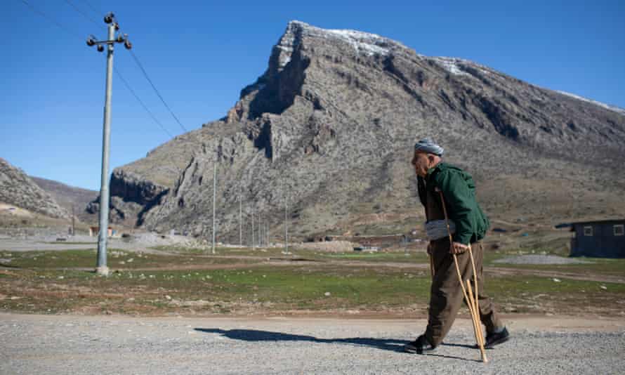 Tamar Ameen Tamar walks home from a mosque in Sheladze.