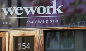 A WeWork office spaces in the SoHo neighborhood of New York.