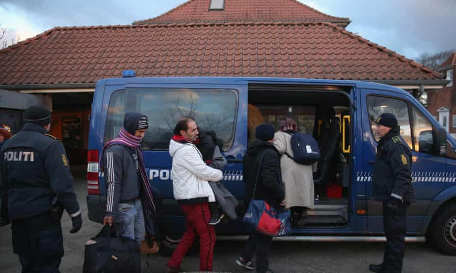 Syrian refugees arrive in Denmark