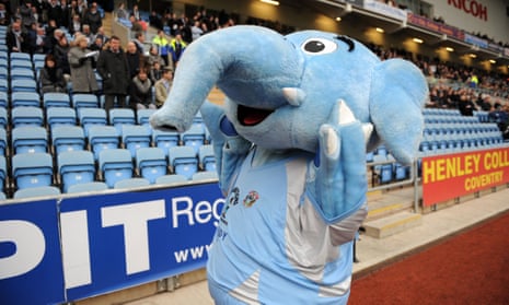 Coventry City's mascot, Sky Blue Sam