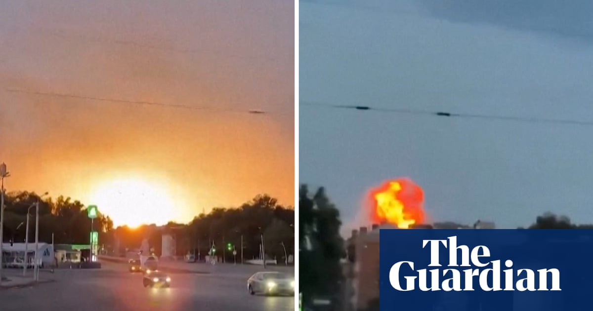 The moment a Russian missile strikes Dnipro in eastern Ukraine – video