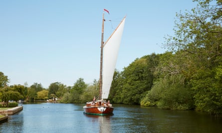 The Ardea in sail.