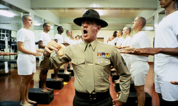 License to drill Lee R Lee Ermey in full metal jacket.