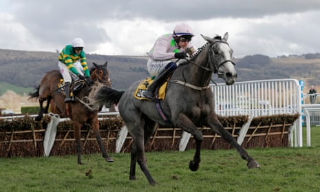 Lossiemouth wins the Triumph Hurdle, with Gala Marceau in second.