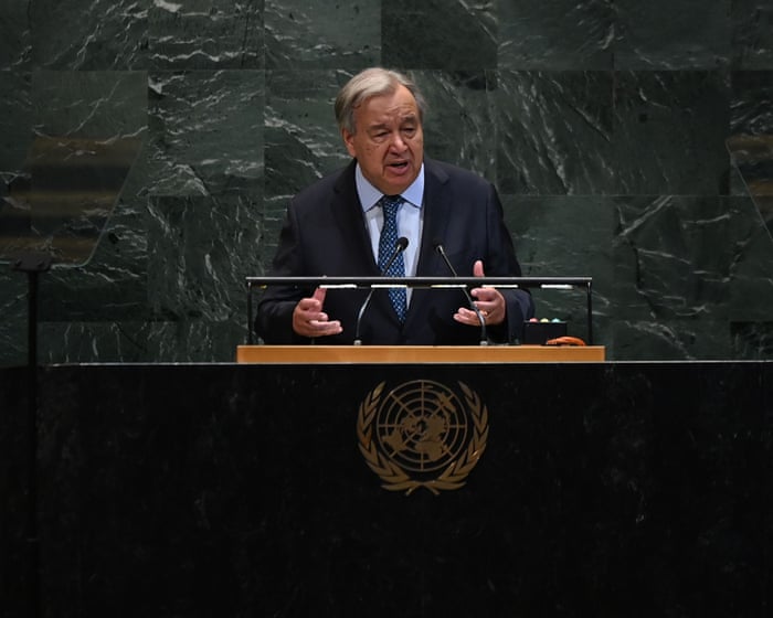 ‘Science demands action’: world leaders and UN push climate agenda forward despite Trump’s attacks