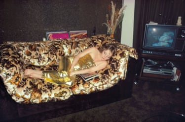 Shelley on her sofa, New York City (1979)