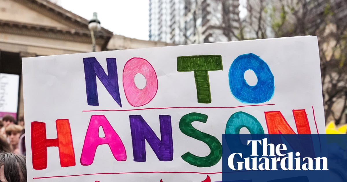 ‘Everything is on the line’: students shun calls to stay in school and join anti-Hanson protests across Australia