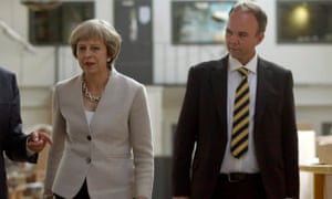 Theresa May with Gavin Barwell
