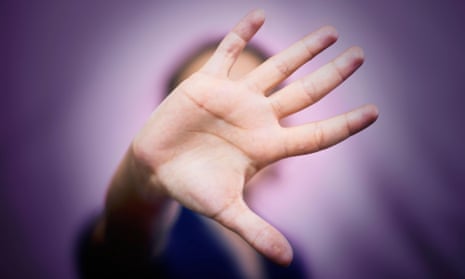 Handgesture - Stop violence against women