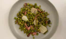 Rowley Leigh’s petit pois a la francaise.