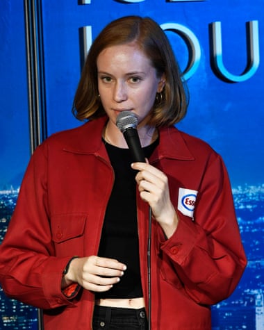 Hannah Einbinder at the Ice House comedy club in Pasadena, LA, in 2019