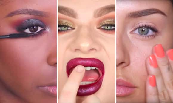 Jacky Aina, Michael Finch and Chloe Morello, three well-known beauty bloggers on YouTube
