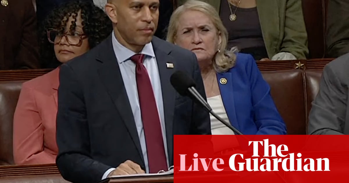 US politics live: House debates Trump’s tax-and-spending bill after overnight advancement