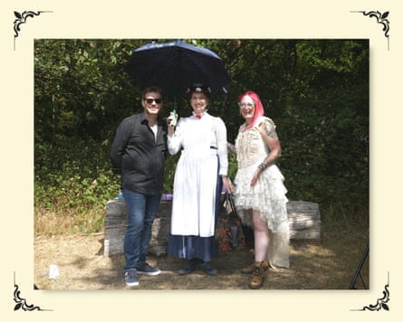 Dean and Jade Foster-Jerrett with ‘Mary Poppins’.