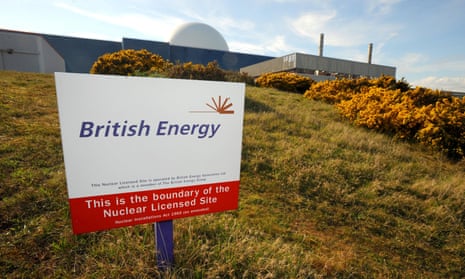 The Sizewell B in Suffolk. EDF proposes building two nuclear reactors just north of the existing nuclear power plant.
