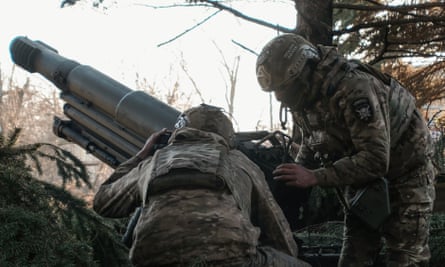 Ukranian troops near Donetsk.