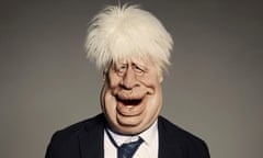 Latex model of Boris Johnson created for Spitting Image