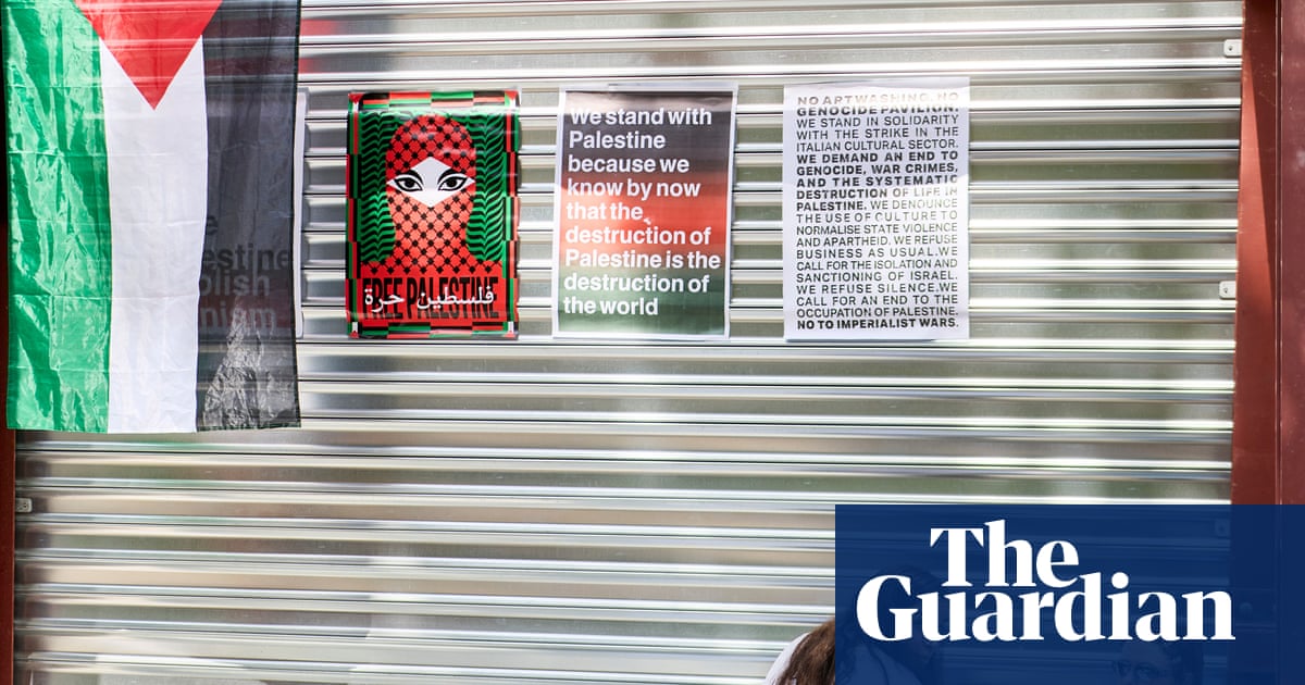 Several Venice Biennale pavilions shut in protest over inclusion of Israel