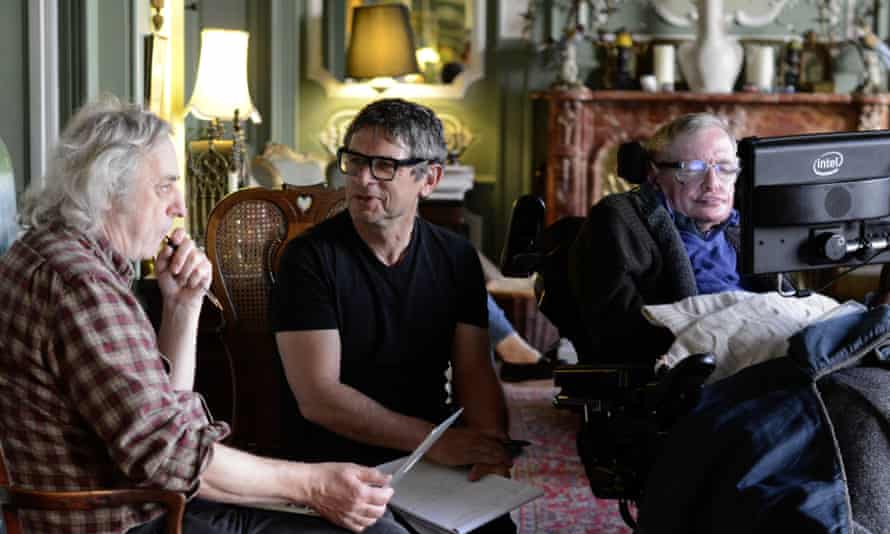 Malcolm Perry, Andrew Strominger and Stephen Hawking in Black Holes: The Edge of All We Know.