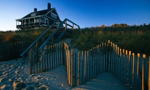 A seaside residence in East Hampton, Long Island, NY, where oceanfront homes can easily sell for more than $50m.