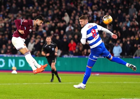 Taty Castellanos powerfully nods in the winning goal against QPR