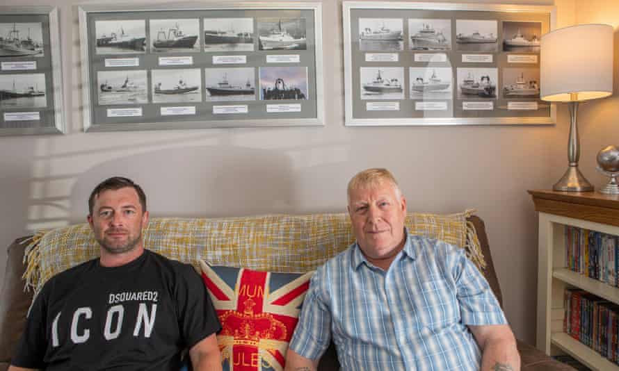Kirkella crewmates John Dixon and Charlie Waddy.
