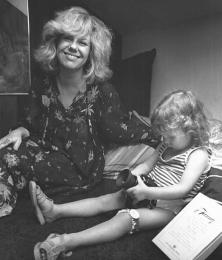 Writer Erica Jong and her daughter, Molly Jong-Fast, circa 1980