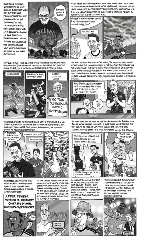 David Squires connected week 2 astatine nan World Cup , sheet 1