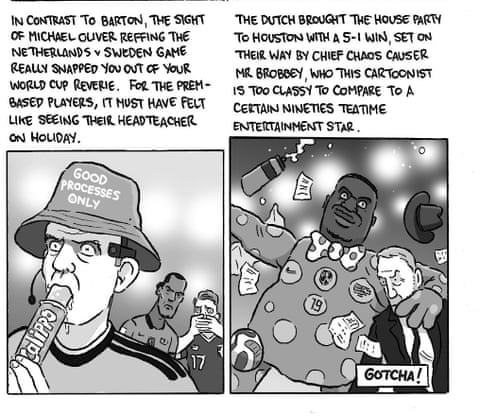 David Squires connected week 2 astatine nan World Cup , sheet 8