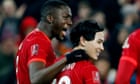 Minamino double sends Liverpool past battling Norwich and into last eight