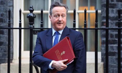 David Cameron in Downing Street